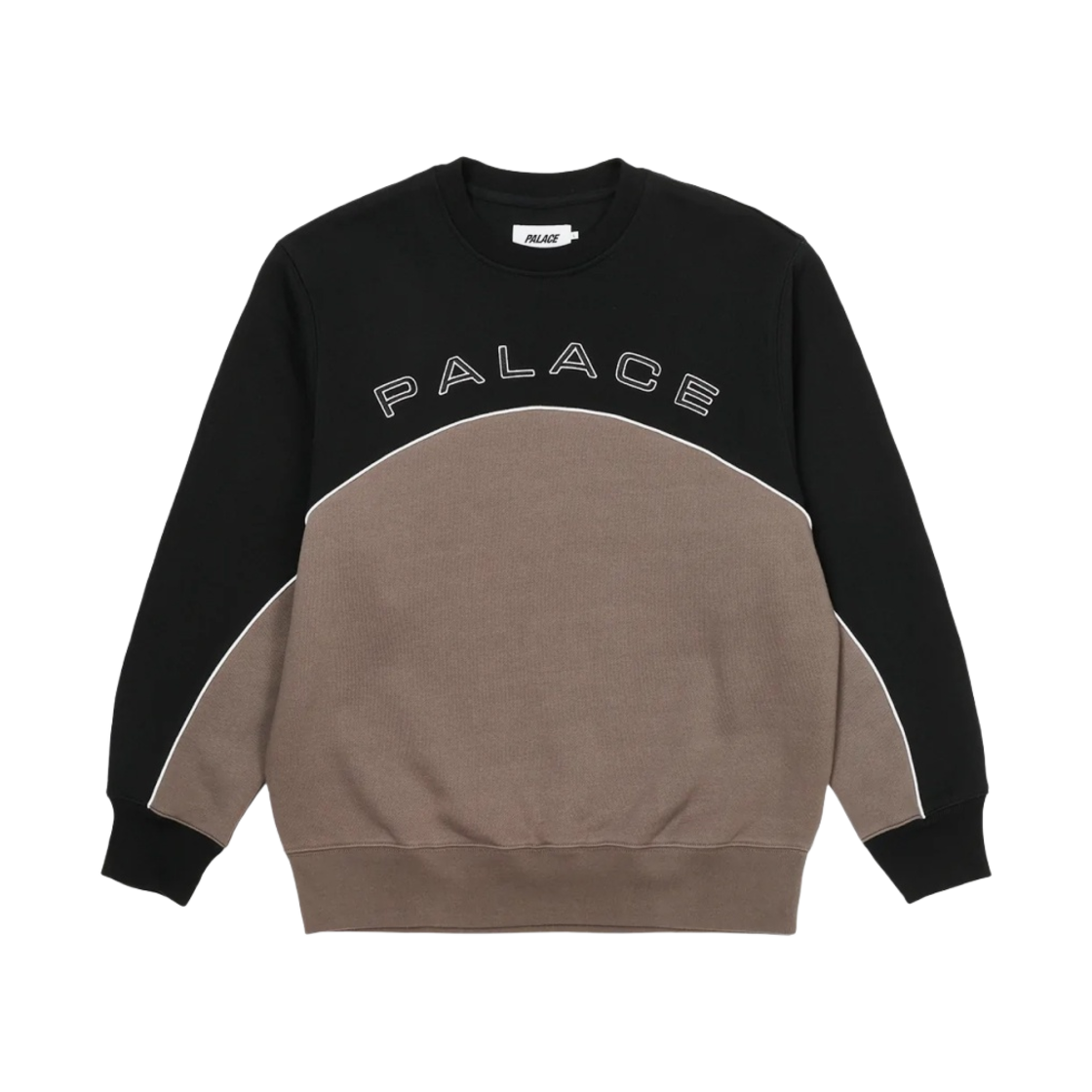 팔라스 투톤 아치 크루넥 블랙 그레이 - 22FW(Palace 2 Tone Arch Crew Black Grey - 22FW) - 1