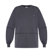(W) Ganni Isoli O-Neck Drop Shoulder Sweatshirt Phantom