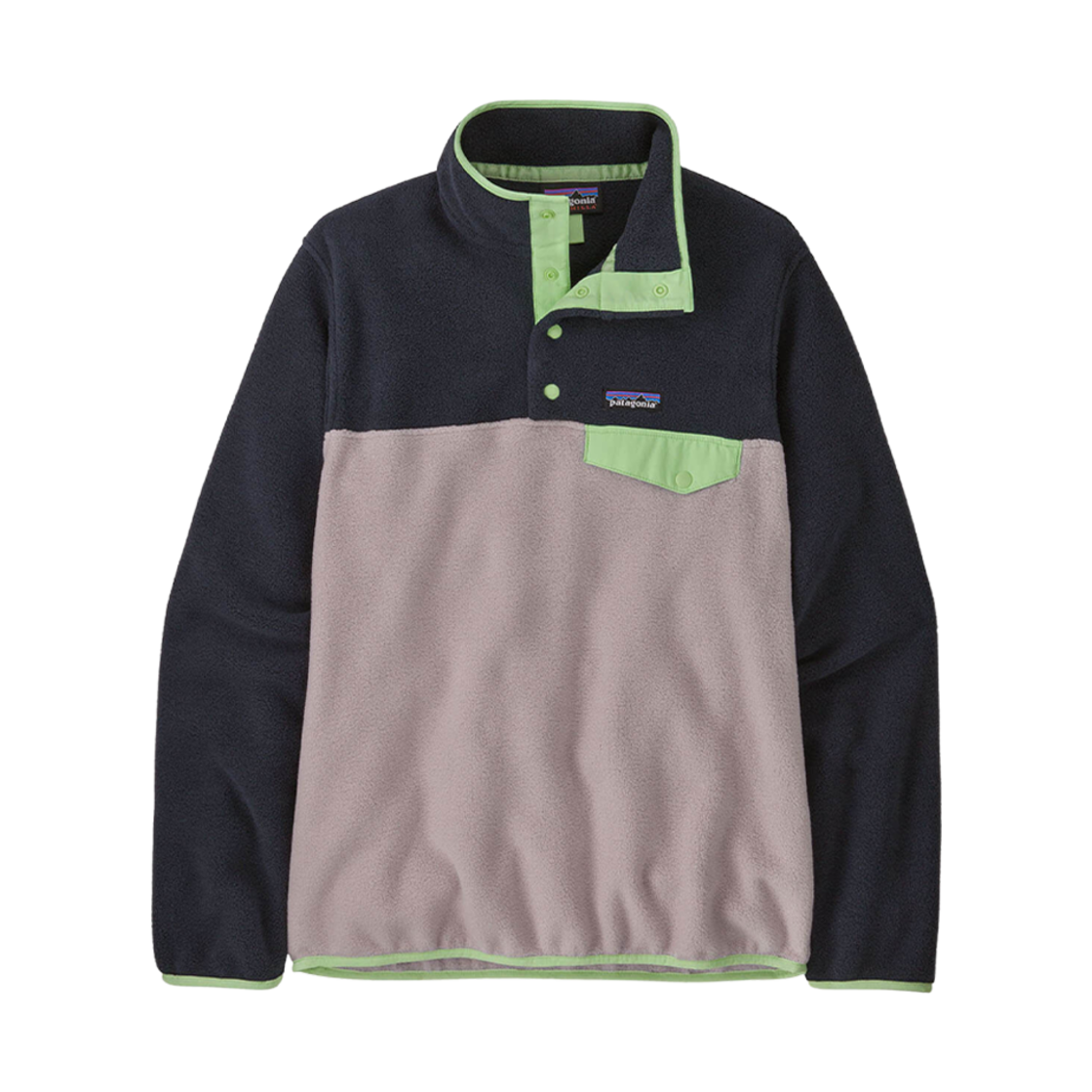 25455 (W) Patagonia Lightweight Synchilla Snap-T Fleece Pullover Echo Purple