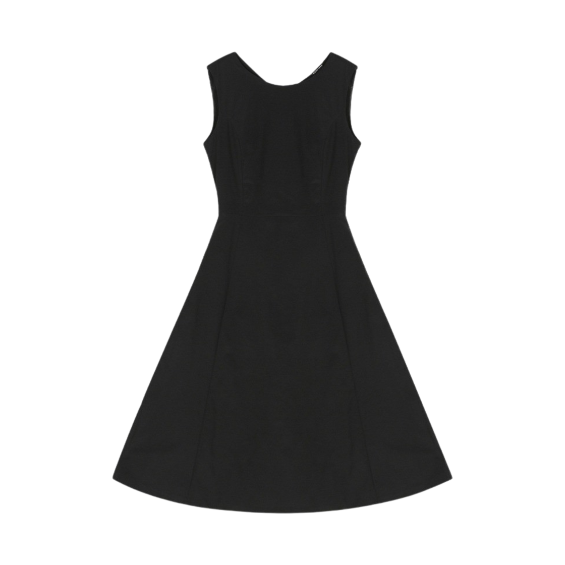 해브레스 우먼 슬리브리스 플레어 드레스 블랙(Haveless Women Sleeveless Flare Dress Black)