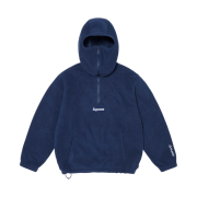 Supreme Polartec Facemask Half Zip Hooded Sweatshirt Navy - 24FW