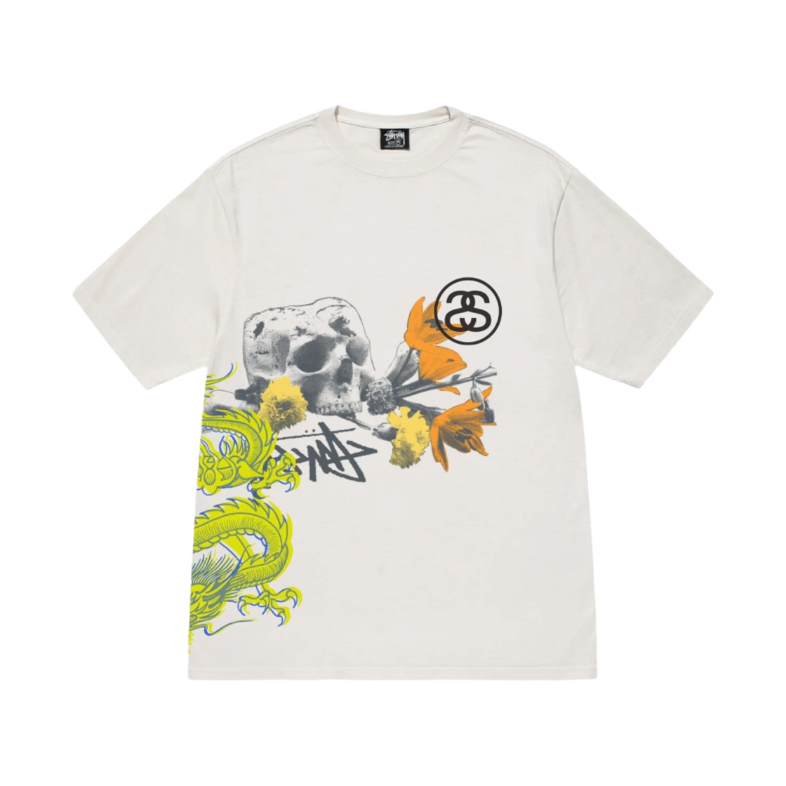 스투시 스트라이크 피그먼트 다이드 티셔츠 내츄럴(Stussy Strike Pigment Dyed T-Shirt Natural) - 2
