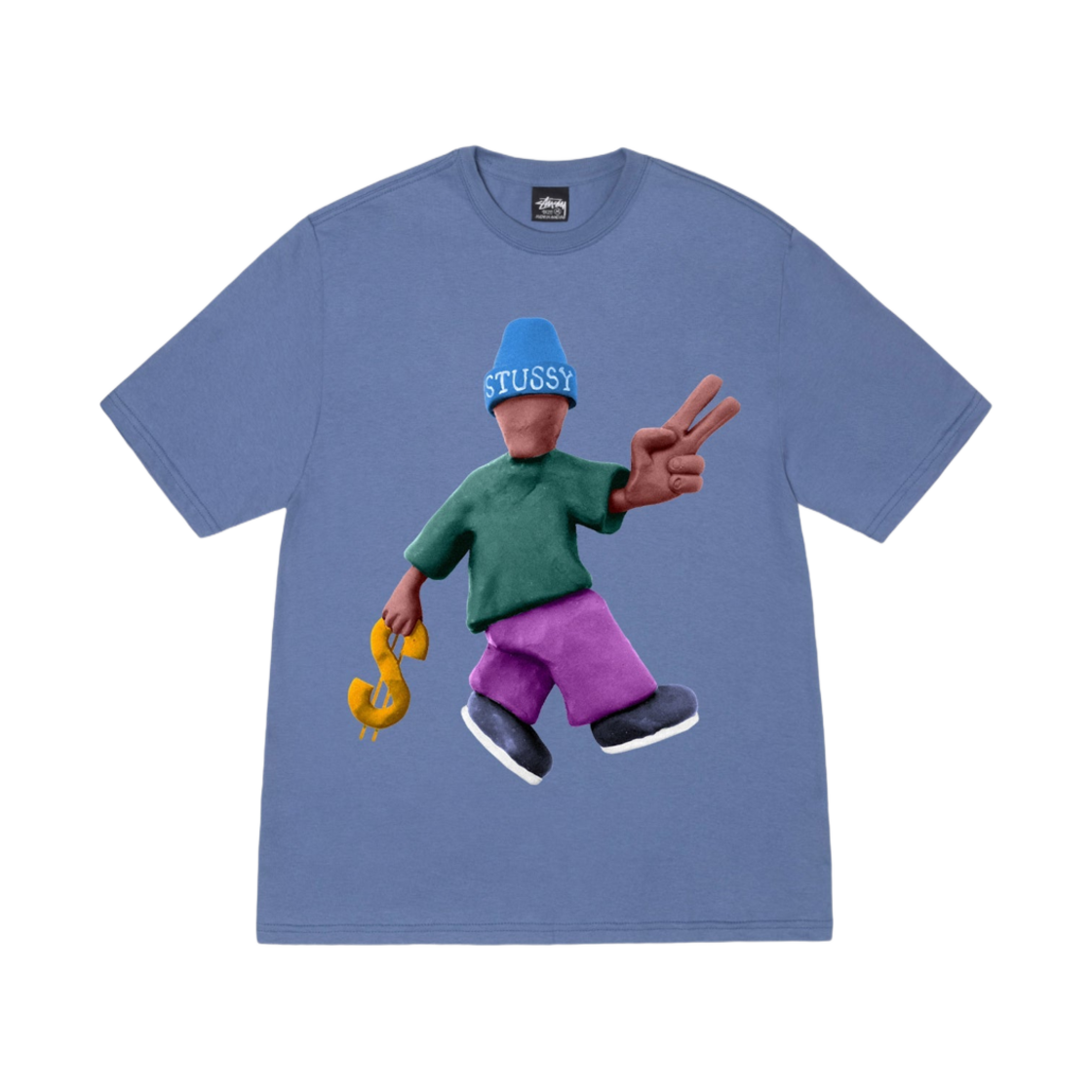 스투시 피스 앤 프로스페리티 티셔츠 스톰(Stussy Peace & Prosperity T-Shirt Storm) - 1