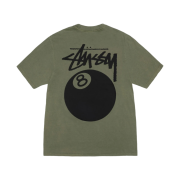 Stussy 8 Ball Pigment Dyed T-Shirt Olive
