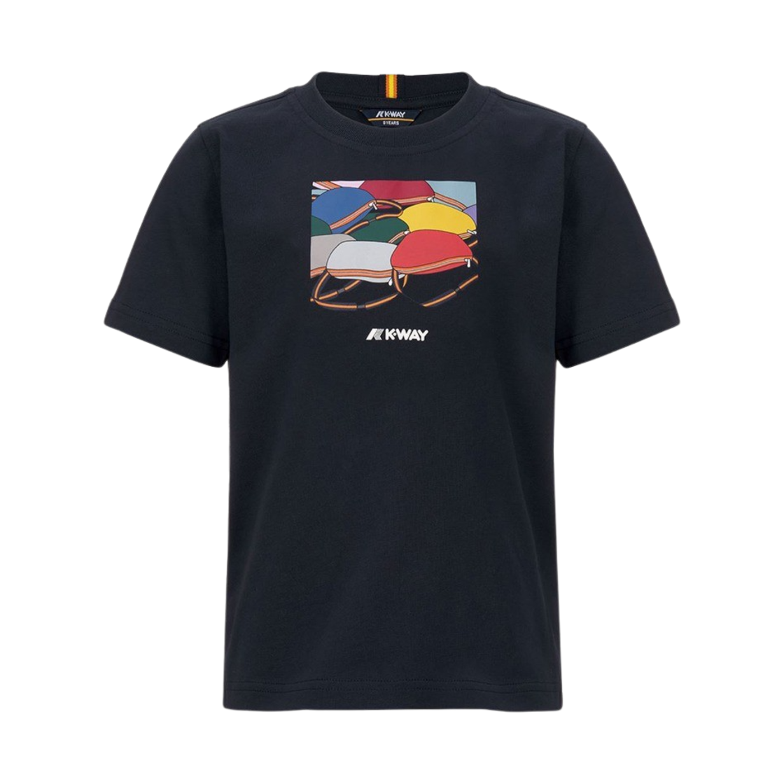 Y242EFT347DN1 K-Way Kids Odom Heritage T-Shirt Dark Navy
