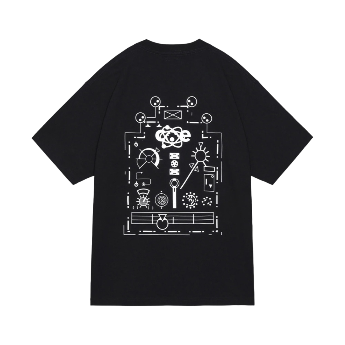 카브엠트 지구라트 컨트롤 티셔츠 블랙 - 24SS(Cav Empt Ziggurat Control T-Shirt Black - 24SS) - 1