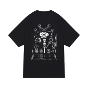 Cav Empt Ziggurat Control T-Shirt Black - 24SS