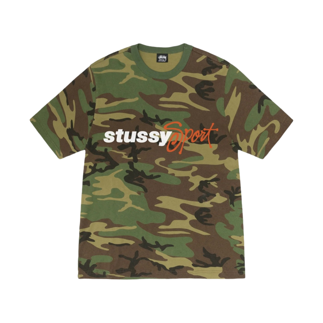 스투시 스포츠 스크립트 티셔츠 카모