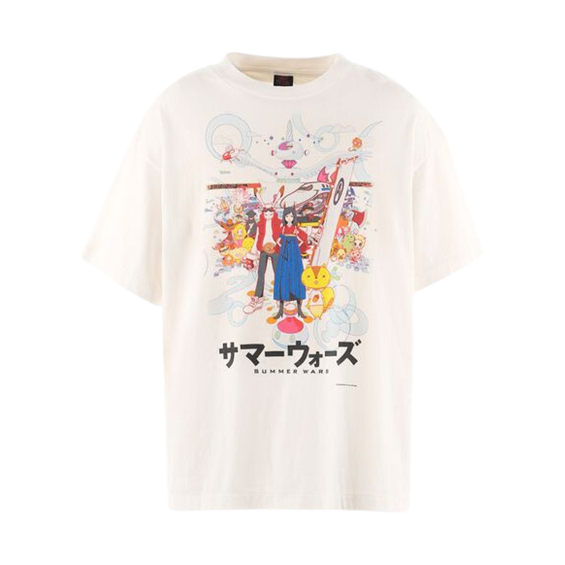 YS1-0000-C28 Saint Mxxxxxx x Summer Wars x Geeks Rule S/S T-Shirt White