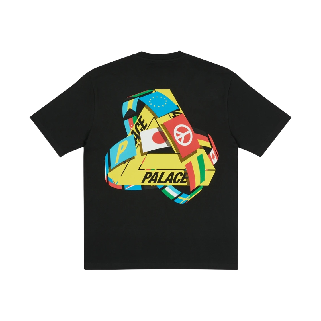 팔라스 트라이플래그 티셔츠 블랙 - 21SS