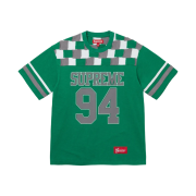 Supreme Patchwork Yoke Football Top Green - 24FW