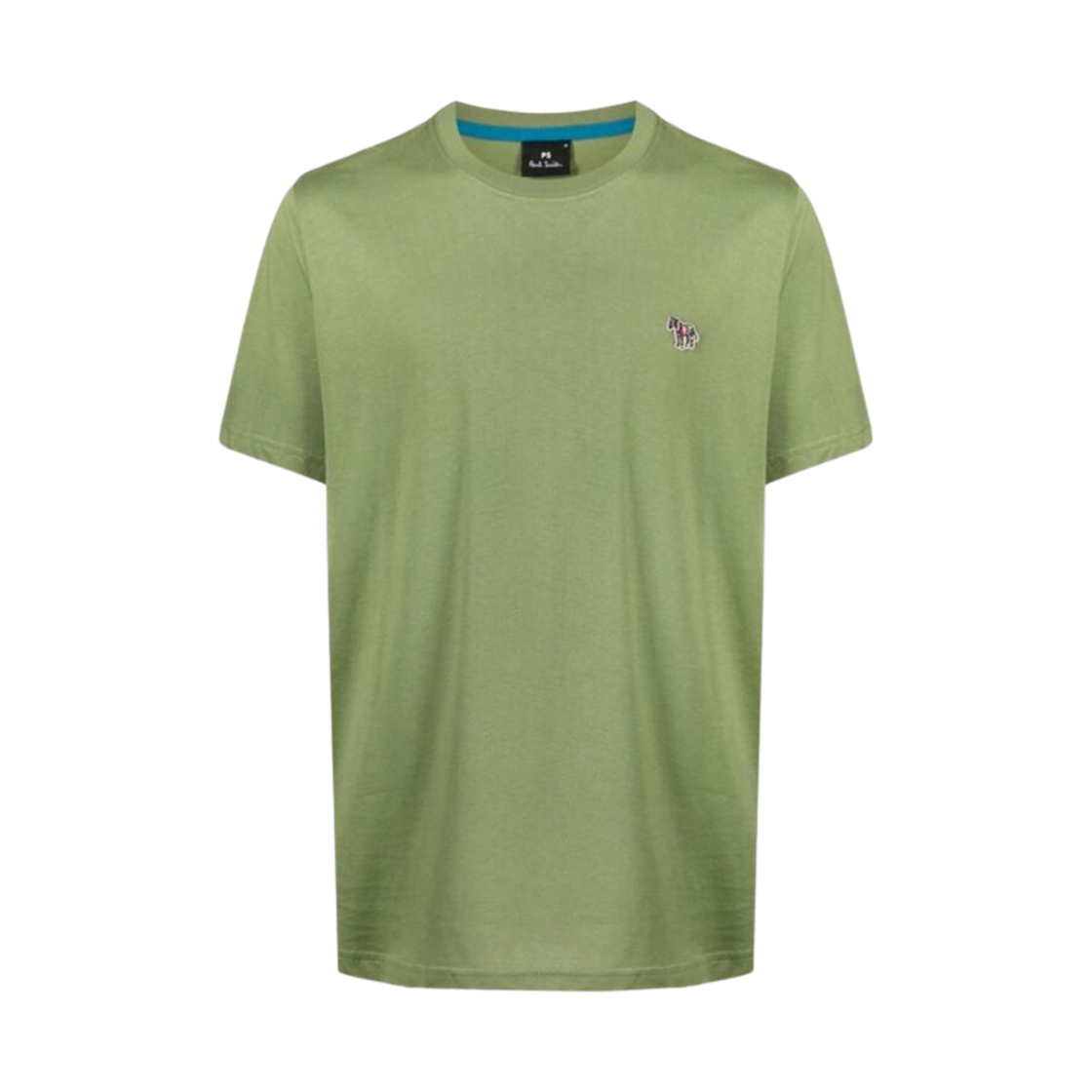 M2R-011RZ-M20064-36D Paul Smith Organic Cotton Zebra Logo T-Shirt Khaki