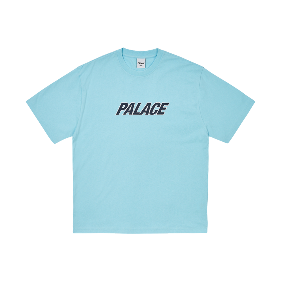 - Palace Heavy Font T-Shirt Skyline Blue - 25SS