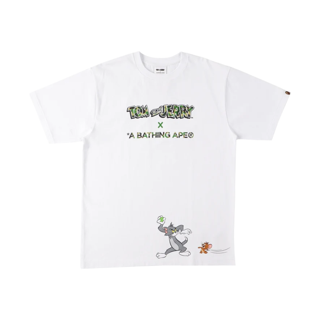 베이프 x 톰과 제리 티셔츠 화이트(BAPE x Tom & Jerry T-Shirt White)