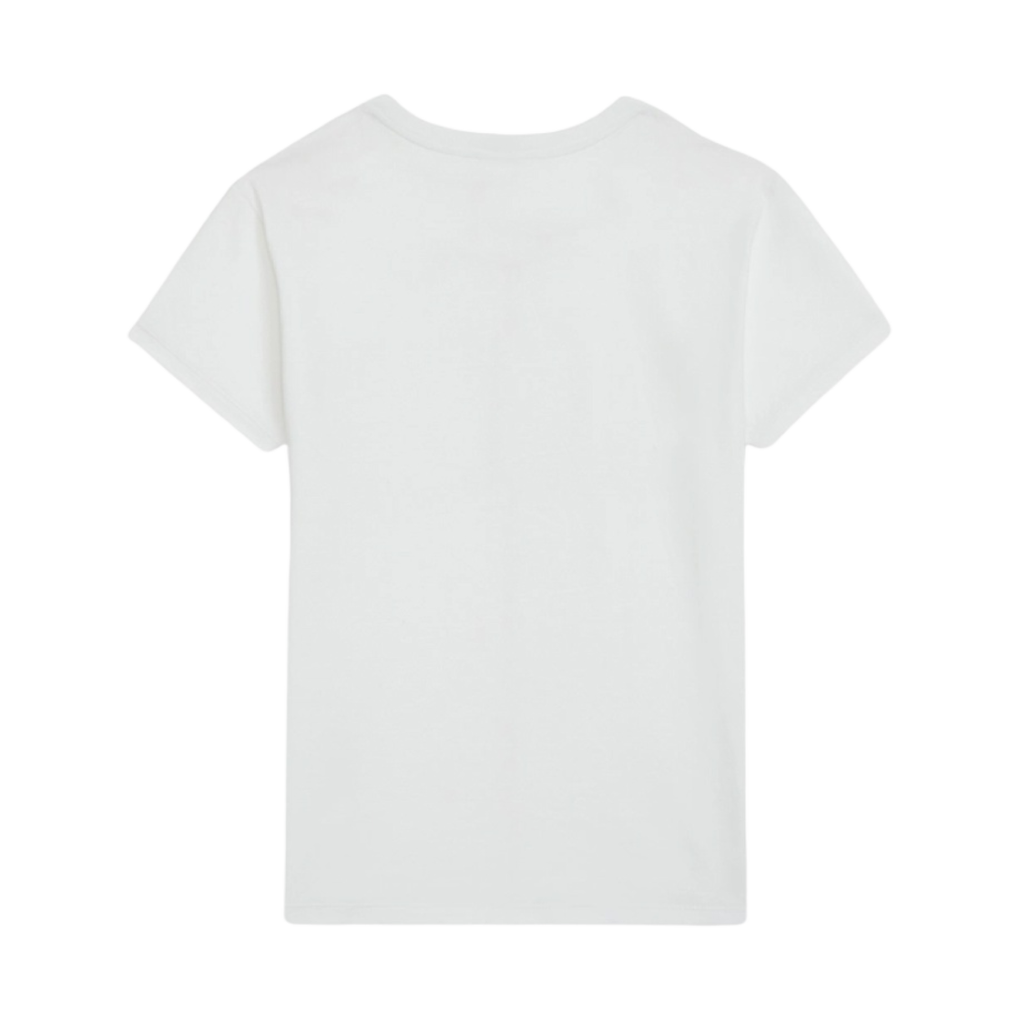 (W) 셀린느 코튼 티셔츠 오프 화이트 블랙((W) Celine T-Shirt in Cotton Off White Black) - 2