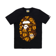 (W) BAPE All Baby Milo Big Ape Head T-Shirt Black
