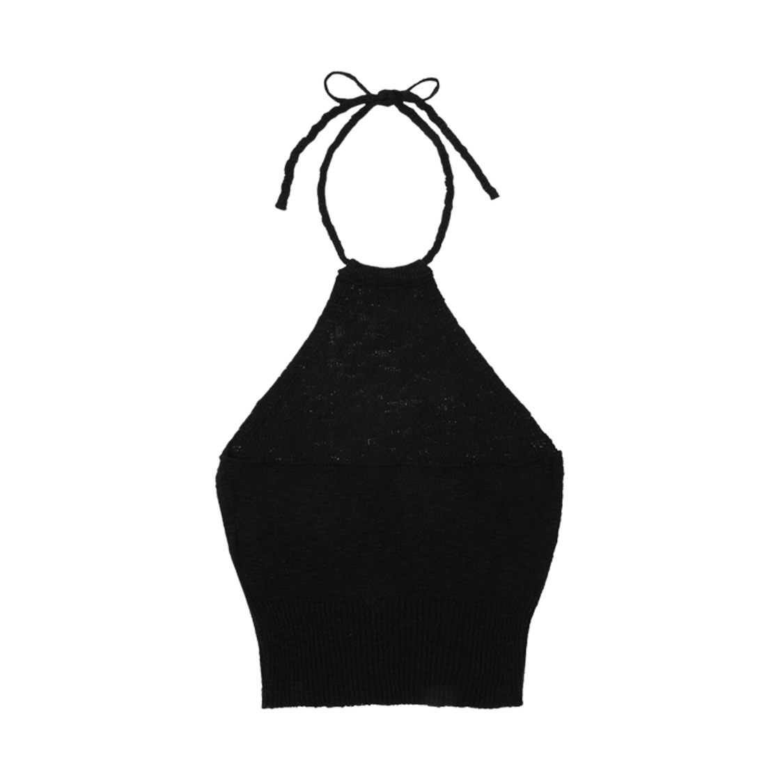 (W) 보헤미안 서울 홀터 슬리브리스 니트 블랙((W) Bohemian Seoul Halter Sleeveless Knit Black) - 2