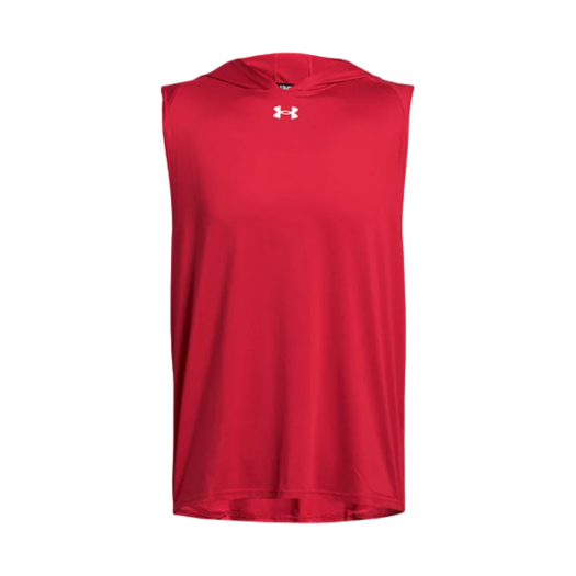 Under Armour UA Knockout Team Sleeveless Hoodie Red White