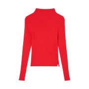 Yunse V Turtle Neck Knit Red