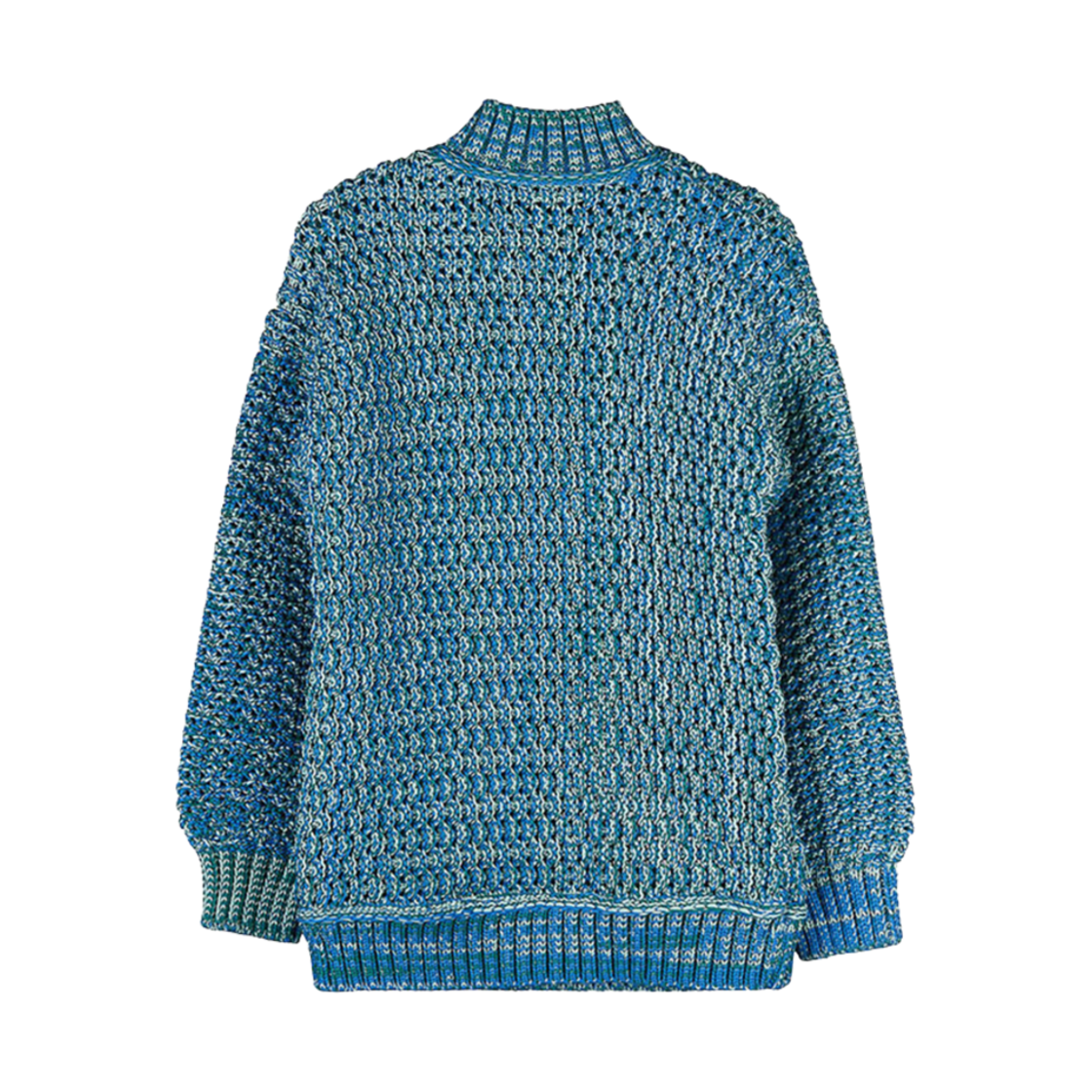 앰부쉬 자카드 터틀넥 니트 블루(Ambush Jacquard Turtleneck Knit Blue) - 2