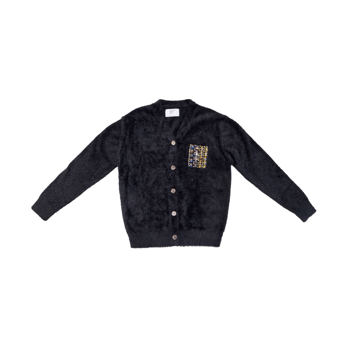 GT24FW04 BK The Greatest Angora Cardigan Black