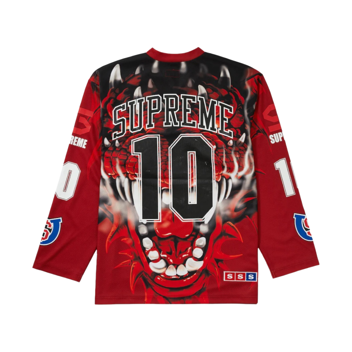 슈프림 드래곤 하키 저지 레드 - 20FW(Supreme Dragon Hockey Jersey Red - 20FW) - 2