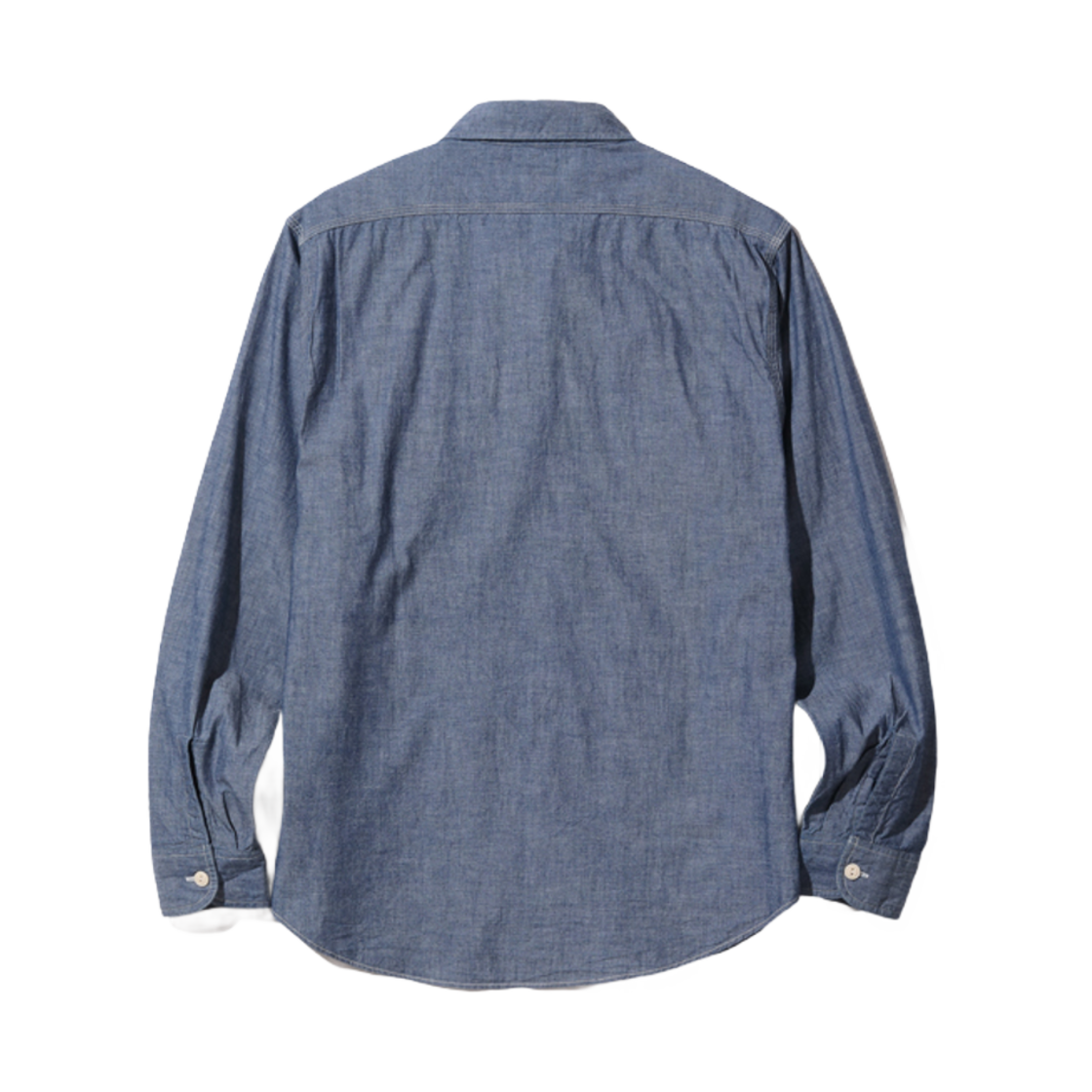 슈가 케인 블루 샴브레이 워크 셔츠 롱슬리브 원 워시(Sugar Cane Blue Chambray Work Shirt Long Sleeve One Wash) - 2