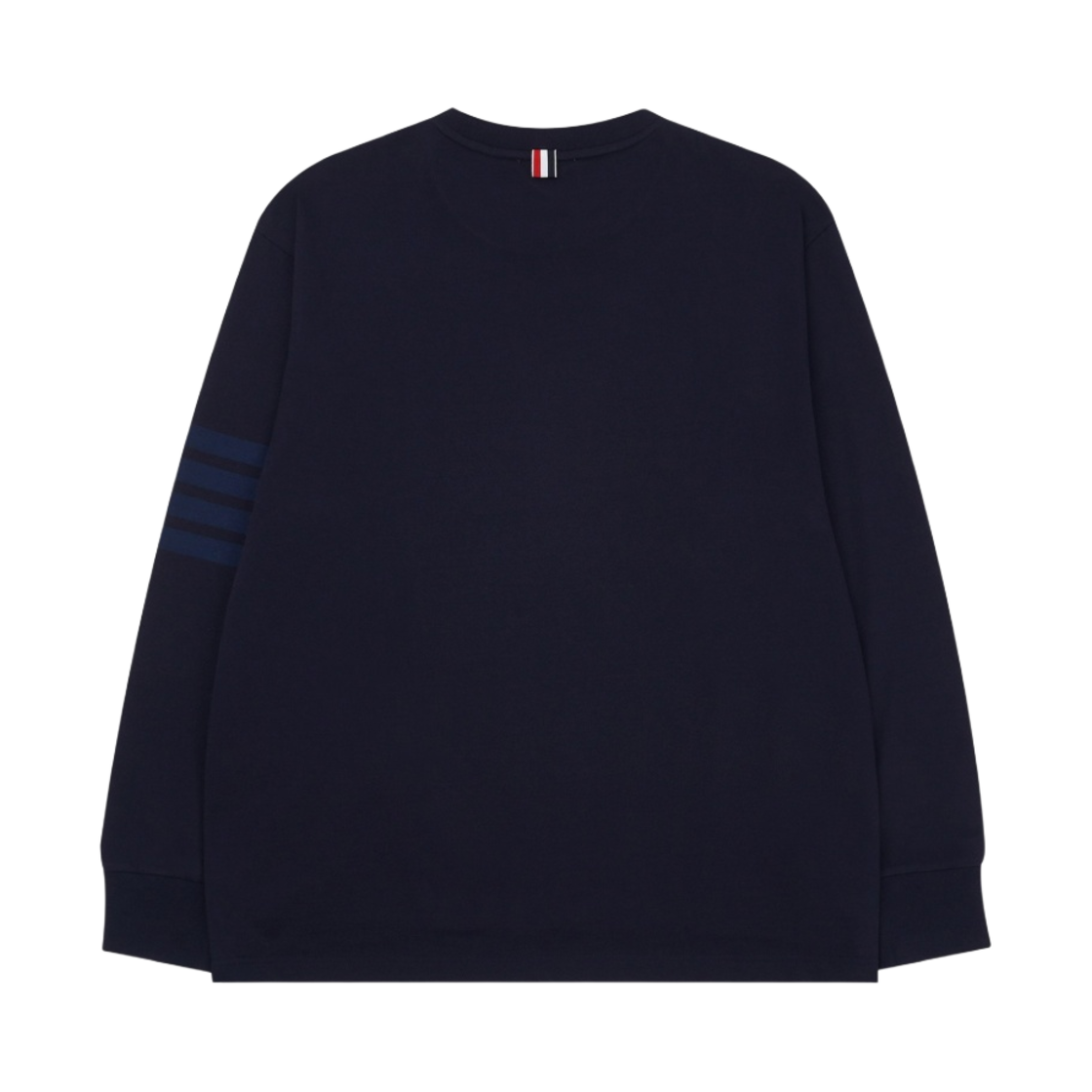 톰브라운 사선 롱슬리브 럭비 티셔츠 네이비(Thom Browne 4-Bar Long Sleeve Rugby T-Shirt Navy) - 2