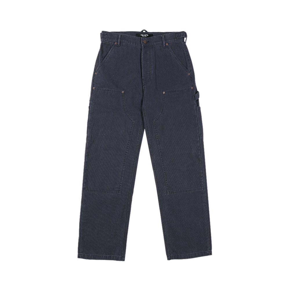 헤베츠 맨 가먼트다잉 워크 팬츠 블랙(Hevets M Garment Dyeing Work Pants Black)