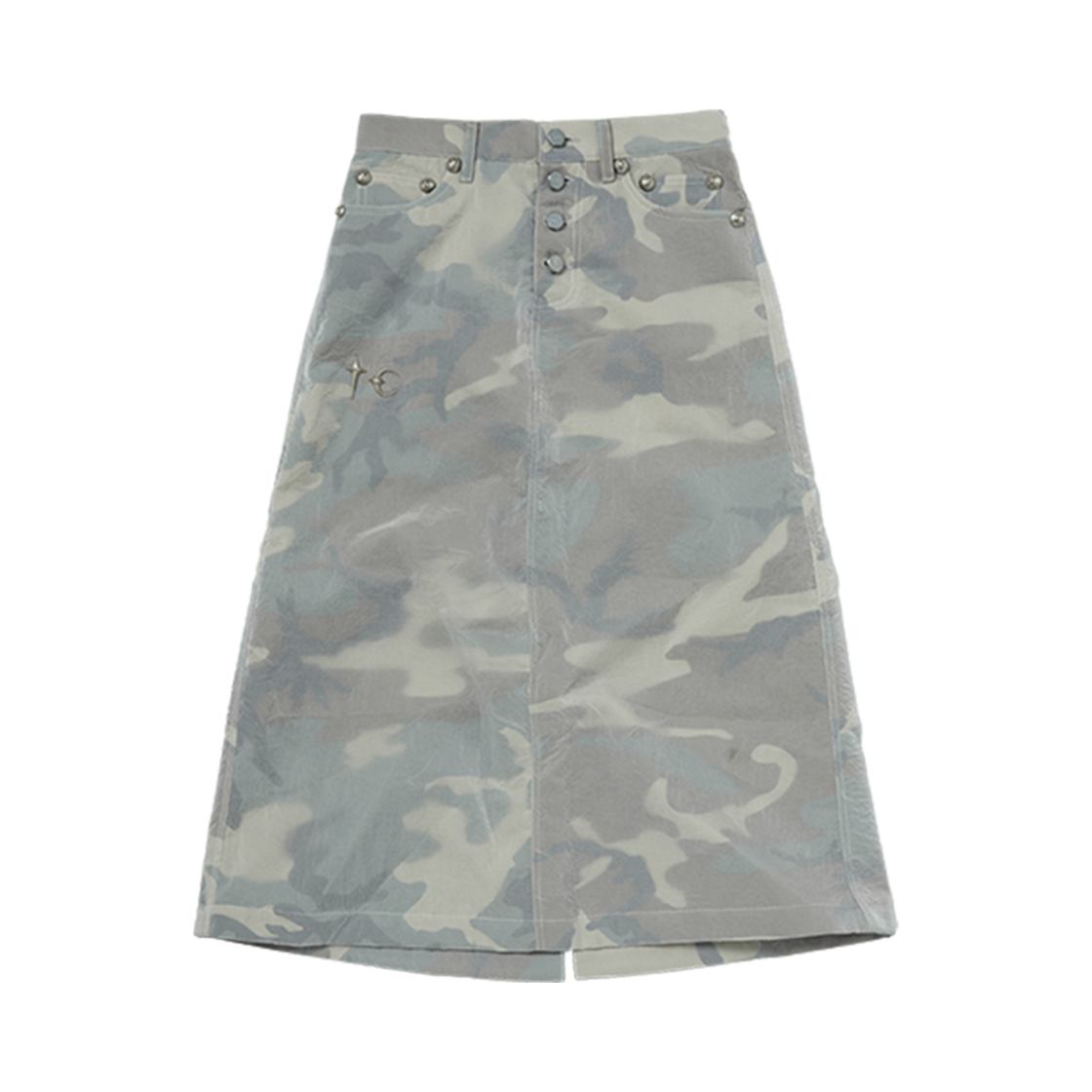 【Thug Club】[25SS] Scarred Bio Army Skirt [関税・送料込み] W) 떠그 클럽 스케어드 바이오 아미 스커트 카키 | Thug Club