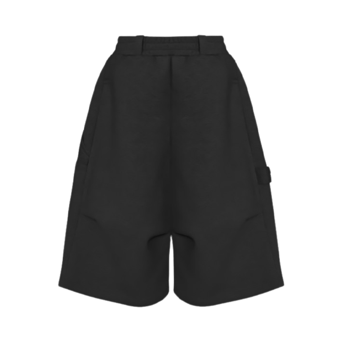 엠제이디 x 코인 서울 와이드 카펜터 버뮤다 팬츠 블랙(MJD x Koin Seoul Wide Carpenter Bermuda Pants Black)