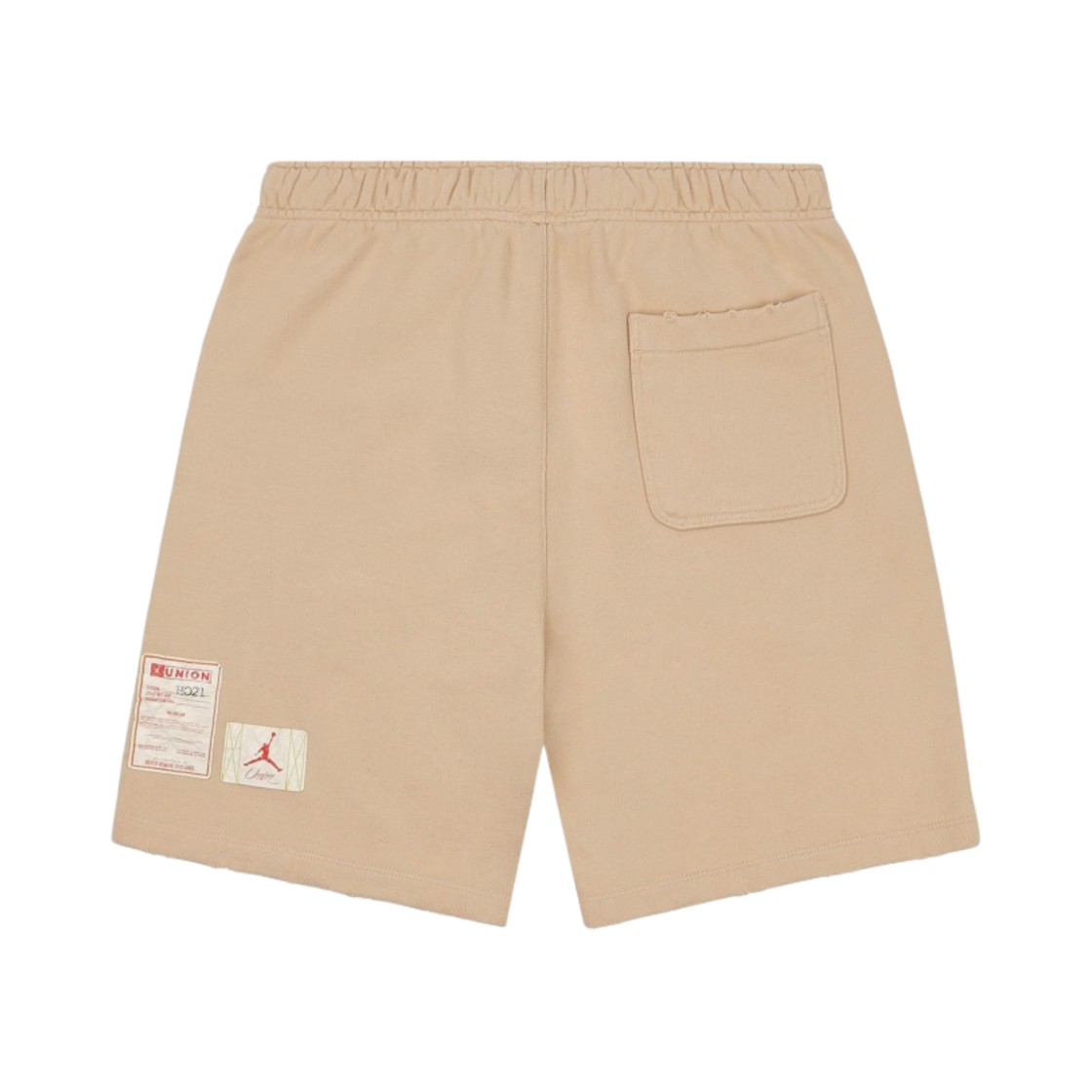 조던 x 유니온 플리스 쇼츠 화이트 오닉스 - 아시아(Jordan x Union Fleece Shorts White Onyx - Asia) - 2