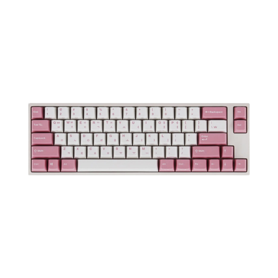 FC660M-OE Leopold FC660M OE Wired Mini Mechanical Keyboard Light Pink Korean Layout (Korean Ver.)