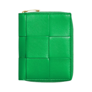 Bottega Veneta Zip Around Wallet Parakeet