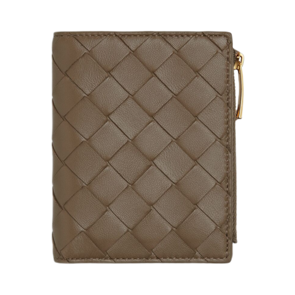 742330VCPP32355 Bottega Veneta Intrecciato Small Bi-Fold Wallet Pinecone
