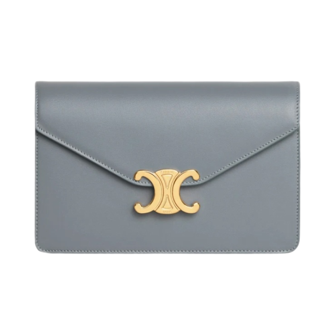 셀린느 월렛 온 체인 마고 샤이니 카프스킨 블루 그레이(Celine Wallet On Chain Margo in Shiny Calfskin Blue Grey) - 1