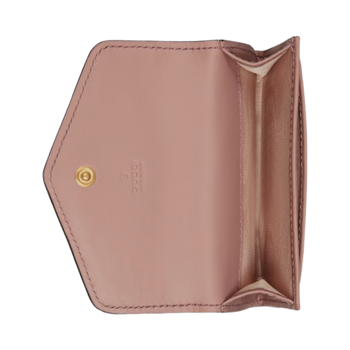 구찌 GG 카드 케이스 핑크 레더(Gucci GG Card Case Pink Leather) - 2
