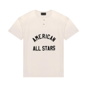 Fear of God All Star Henley T-Shirt Concrete White