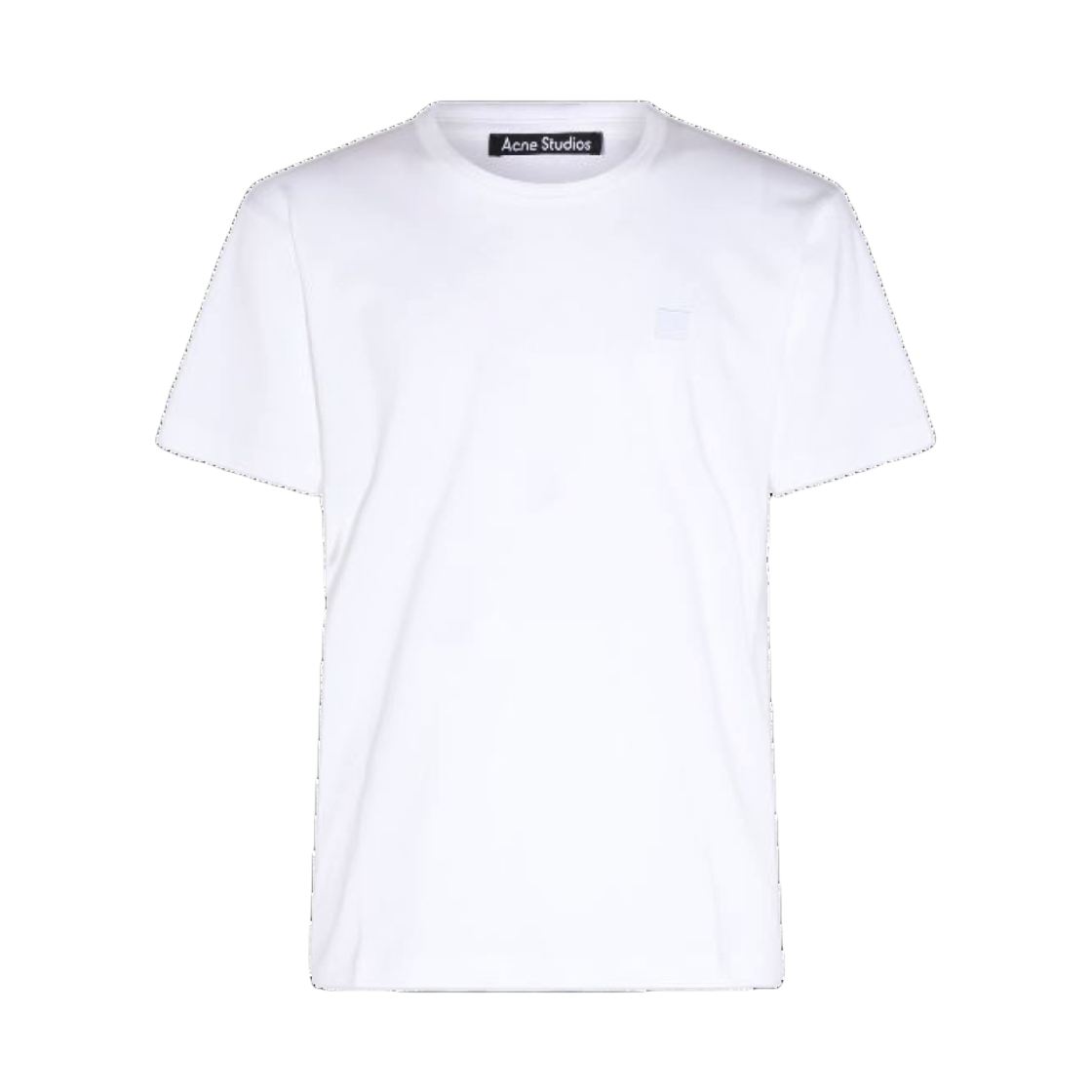 아크네 스튜디오 크루넥 티셔츠 옵틱 화이트(Acne Studios Crewneck T-Shirt Optic White) - 1