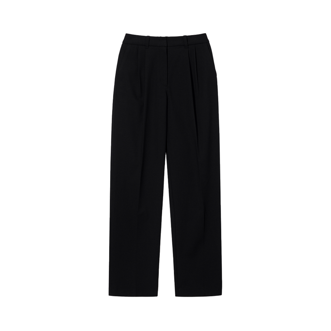 UDPA5A203BK Dunst Double Pleated Slacks Black