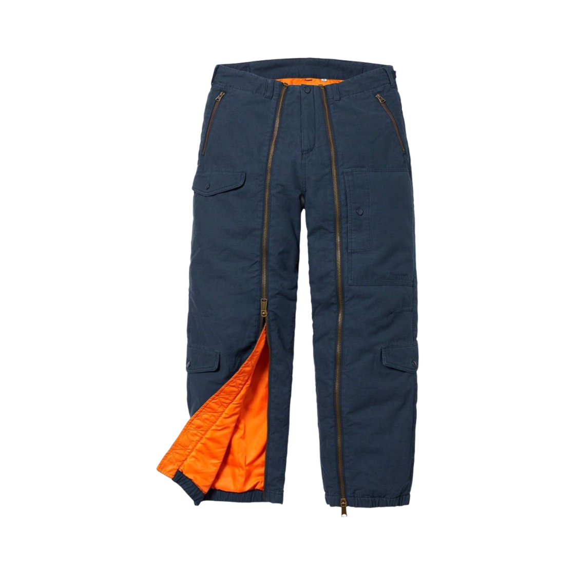 슈프림 x 알파 인더스트리즈 코튼 트윌 플라이트 팬츠 네이비 - 23FW(Supreme x Alpha Industries Cotton Twill Flight Pants Navy - 23FW) - 2
