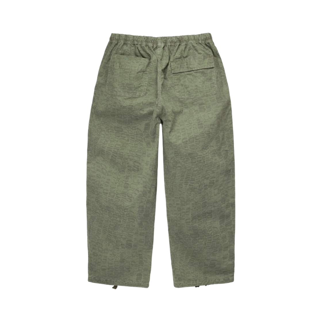 스투시 나이코 프린티드 오버 트라우저 올리브 크록(Stussy Nyco Printed Over Trousers Olive Croc) - 2