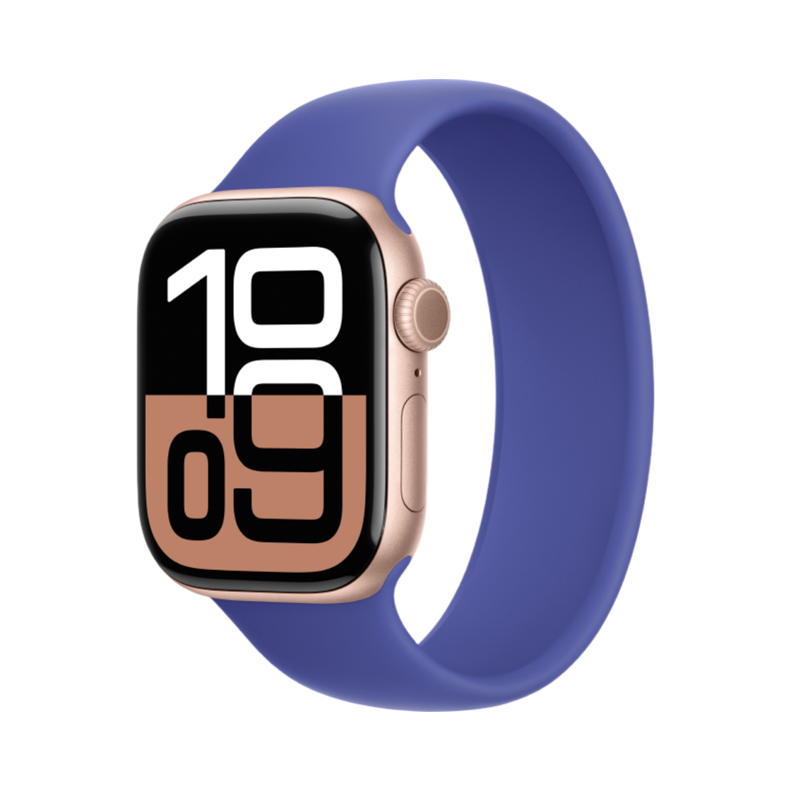애플 워치 10 42mm GPS 로즈 골드 알루미늄 케이스 솔로 루프 울트라마린 (국내 정식 발매 제품)(Apple Watch Series 10 42mm GPS Rose Gold Aluminium Case with Solo Loop Ultramarine (Korean Ver.)) - 1