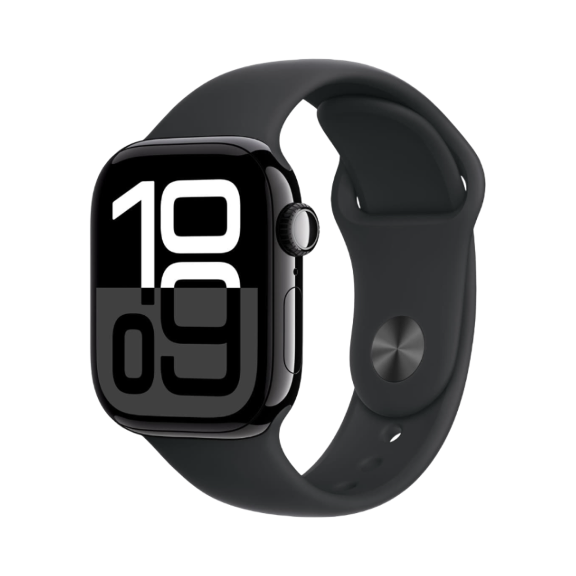 애플 워치 10 42mm GPS 제트 블랙 알루미늄 케이스 스포츠 밴드 S/M 블랙 (국내 정식 발매 제품)(Apple Watch Series 10 42mm GPS Jet Black Aluminium Case with Sport Band S/M Black (Korean Ver.))