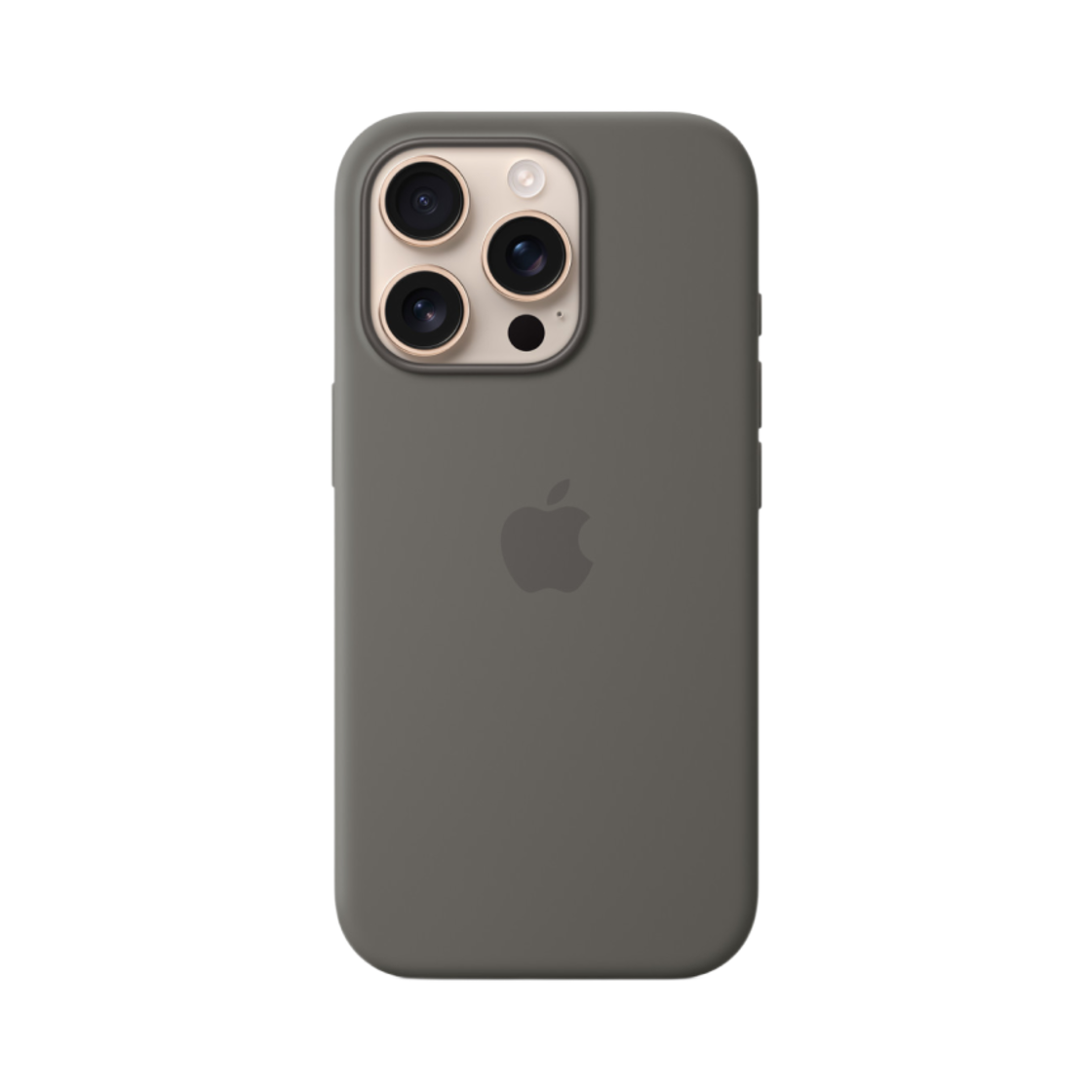 애플 맥세이프형 아이폰 16 실리콘 케이스 스톤 그레이(Apple iPhone 16 Silicone Case with MagSafe Stone Gray)