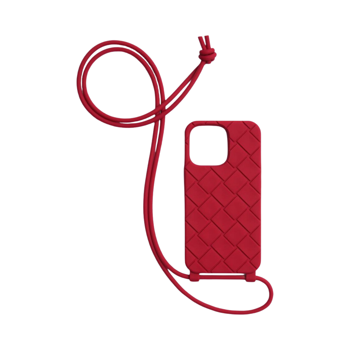 보테가 베네타 아이폰 13 프로 케이스 온 스트랩 애플 캔디(Bottega Veneta iPhone 13 Pro Case On Strap Apple Candy)