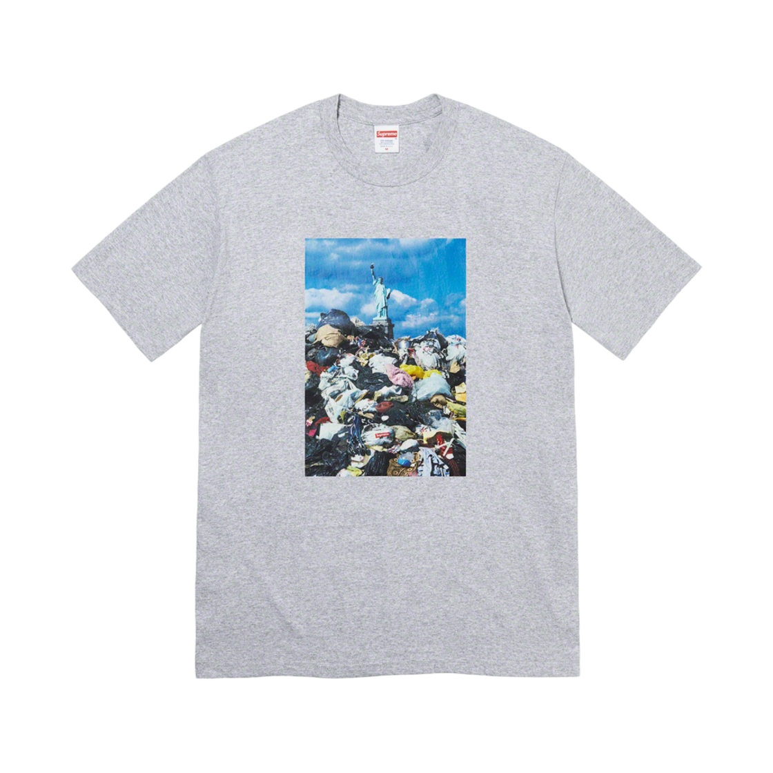 슈프림 트래시 티셔츠 헤더 그레이 - 22FW(Supreme Trash T-Shirt Heather Grey - 22FW) - 1