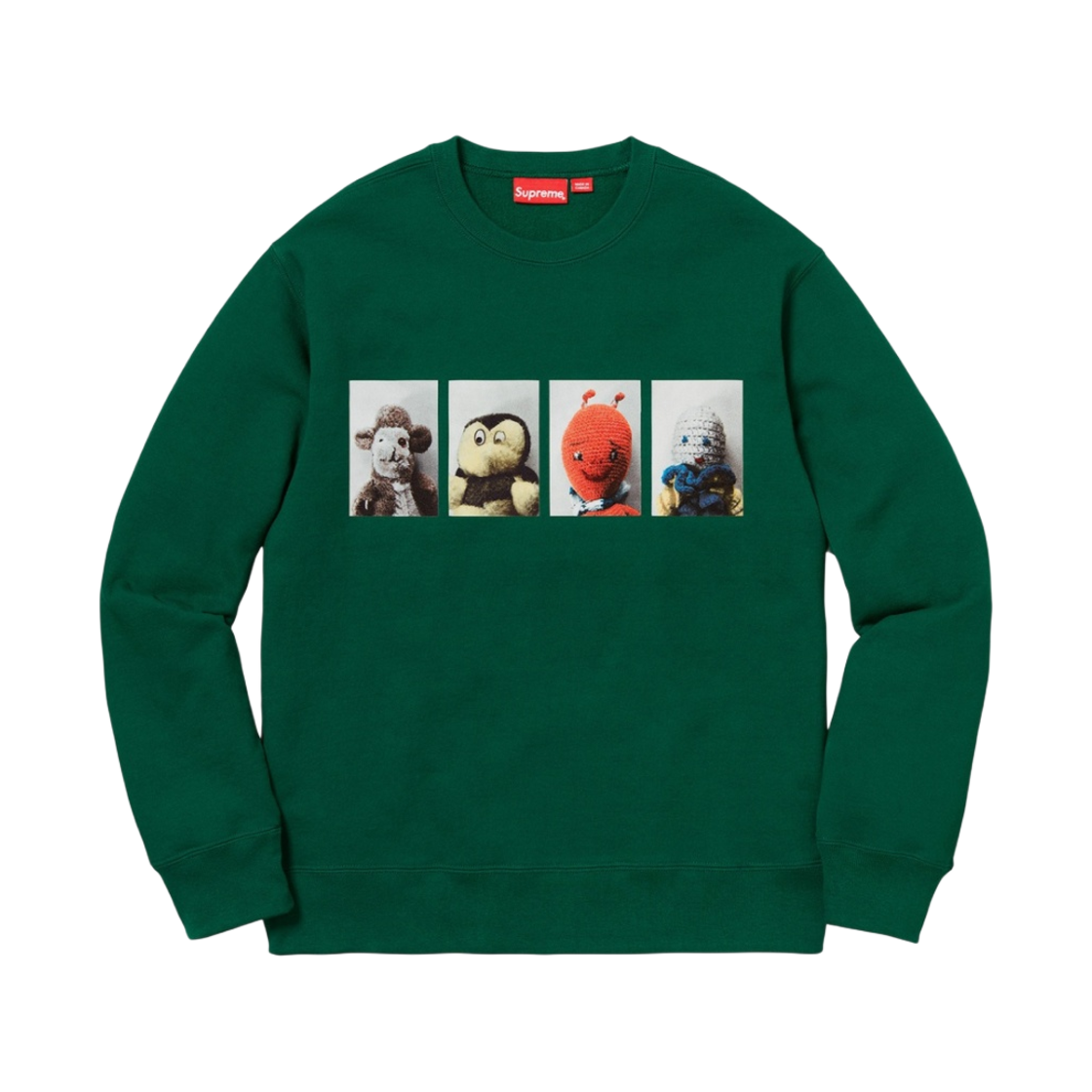슈프림 마이크 켈리 아 유스! 크루넥 스웨트셔츠 다크 그린 - 18FW(Supreme Mike Kelley Ahh Youth! Crewneck Sweatshirt Dark Green - 18FW) - 1