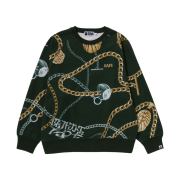 BAPE Bape Jewels Crewneck Deep Jungle