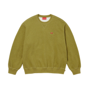 Supreme Small Box Crewneck Heather Olive - 23FW